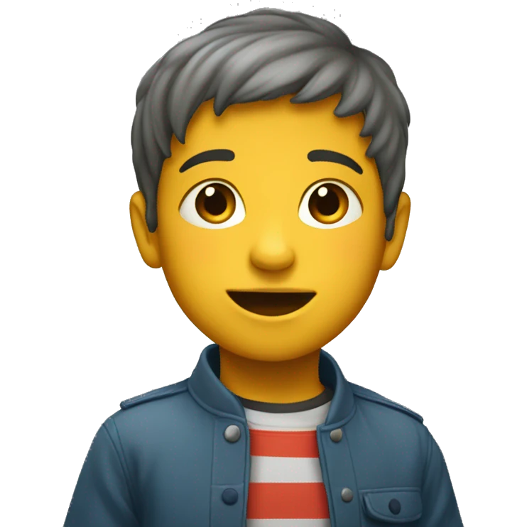Enfant qui rigole emoji