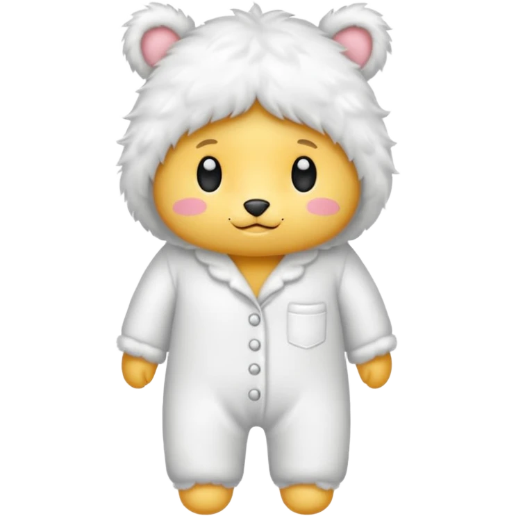fluffy pyjamas emoji