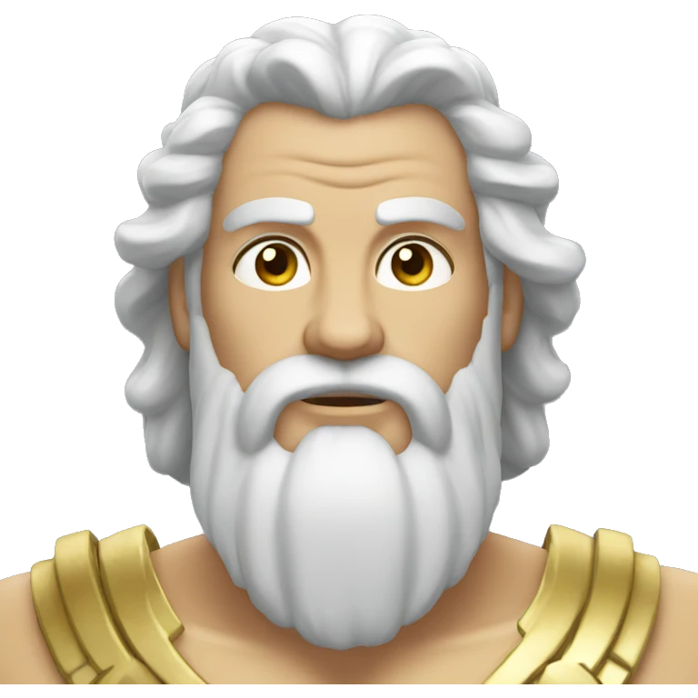 Zeus sans barbe emoji