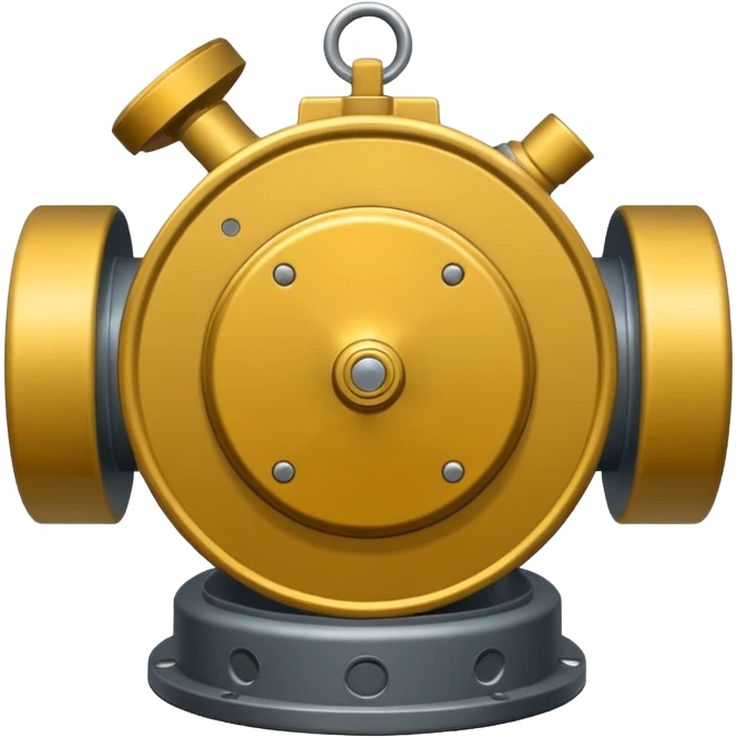 generate a realistic anti-tank mine emoji