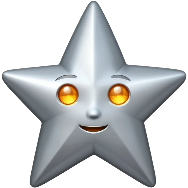 
 Metal star blinking  emoji