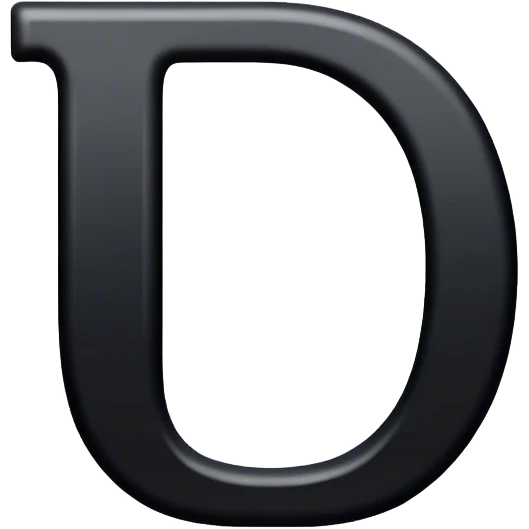 The Letter N in Bold emoji