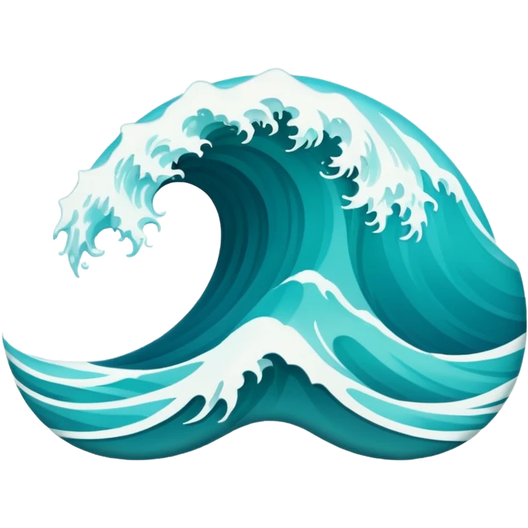 Olas del mar emoji