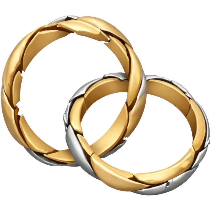 2 smashed wedding ring emoji