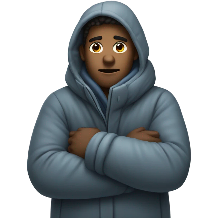 Man freezing emoji