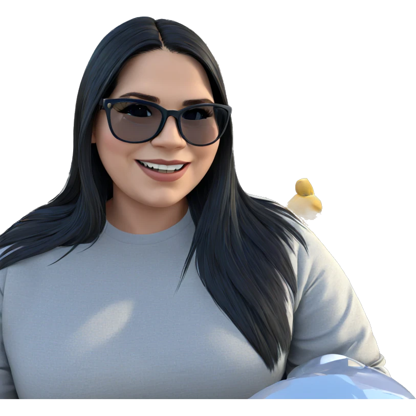 girl enjoying sunny day emoji