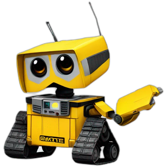 Wall-e fight pikachu  emoji