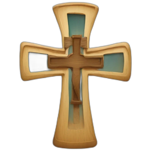 Croix catholique en oe emoji