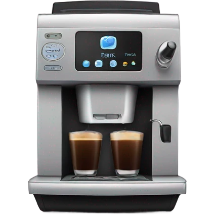 Coffee machine on TV emoji