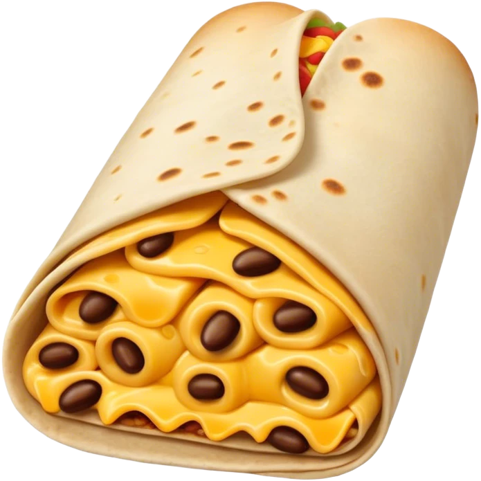 Bean and cheese burrito  emoji