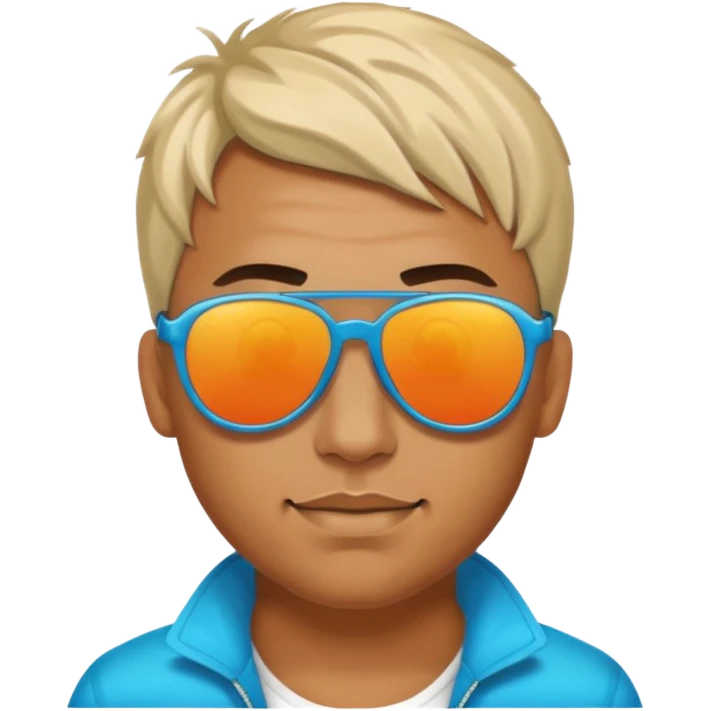 raver man with sunglasses emoji