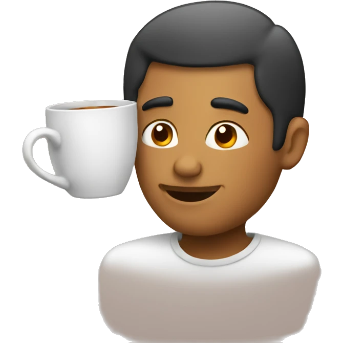 drinking tea emoji