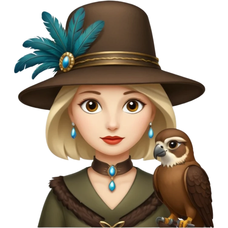lady Falconer emoji