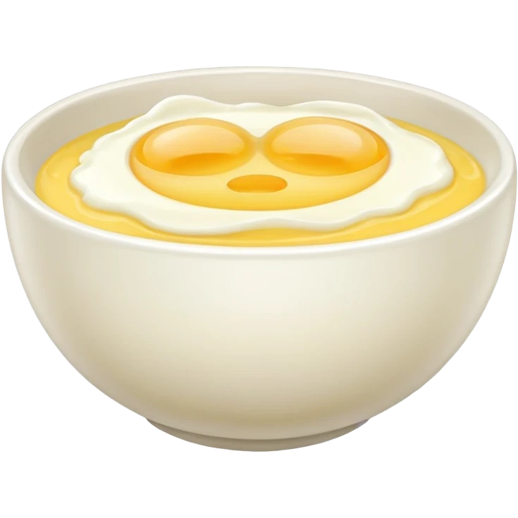 beaten egg in a bowl emoji