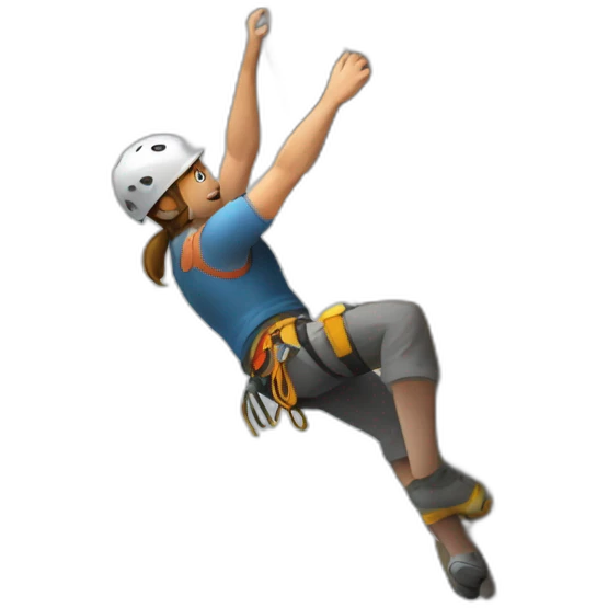 rock climbing Vi from Arcane emoji