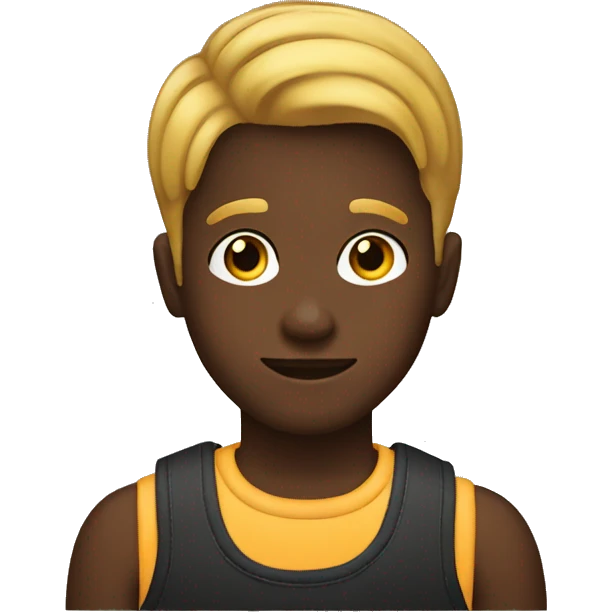 90a haircut on black boy  emoji