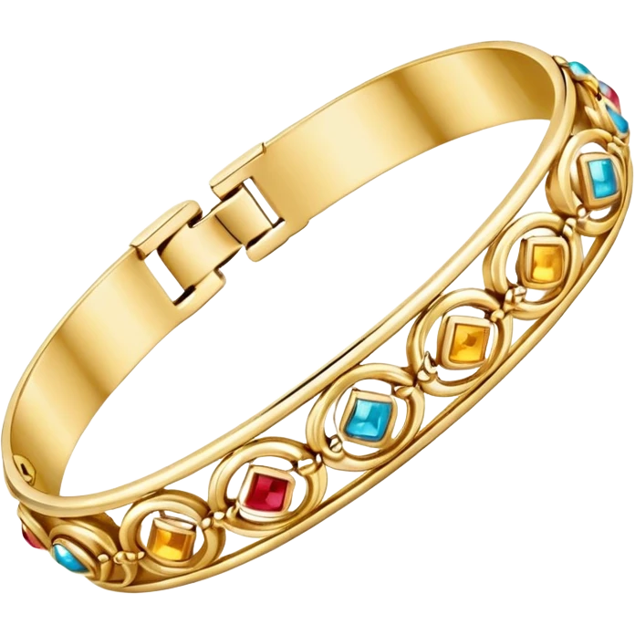 Golden bracelet emoji