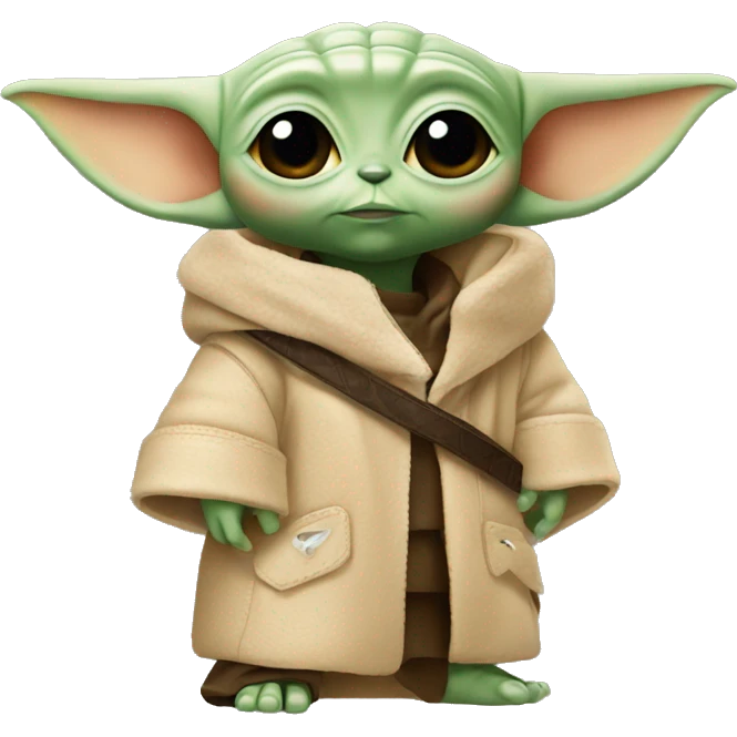 baby yoda in louis vuitton emoji