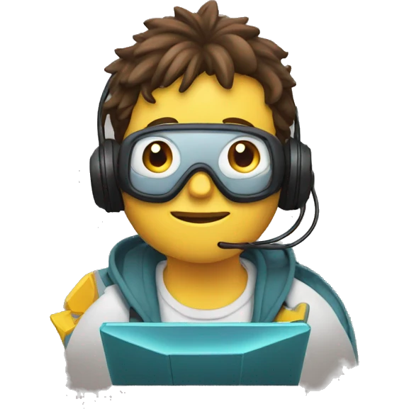 person playing video games emoji