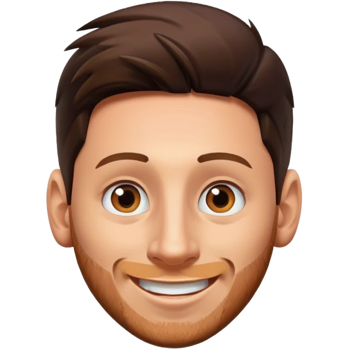 Messi face emoji