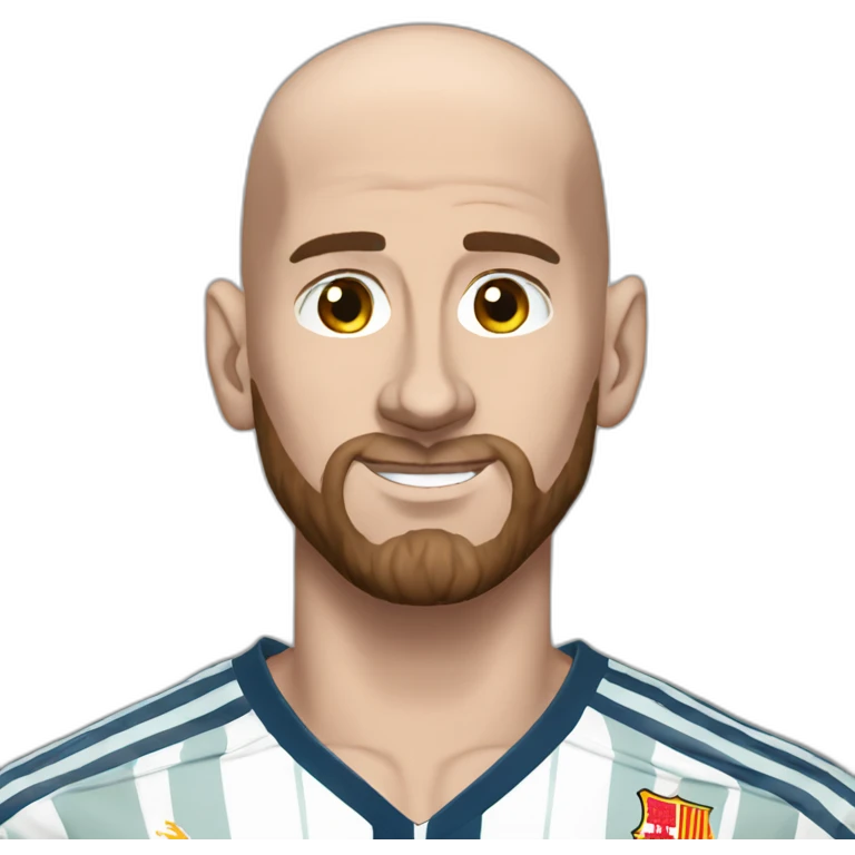 leo messi bald emoji