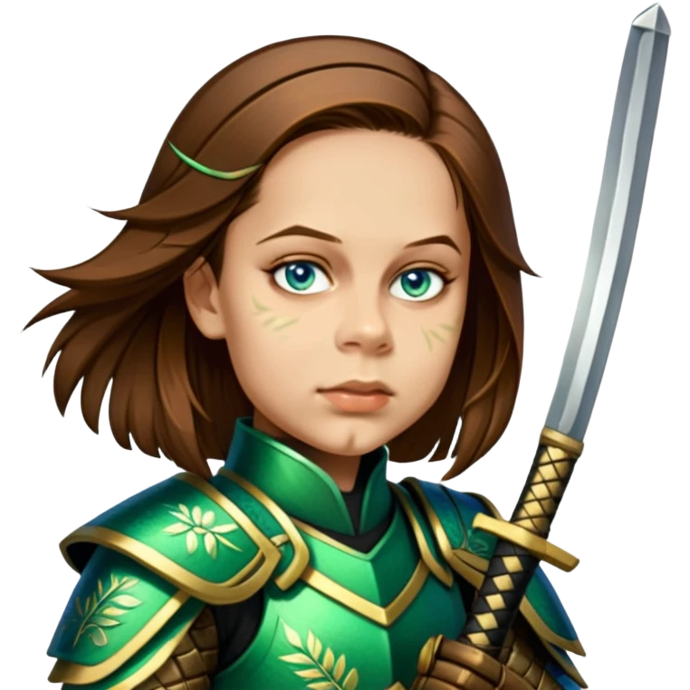 Emerald Samurai emoji