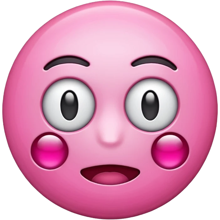 me haces un emoji de alerta en rosa tipo 3d ? te paso el código de color FDD2EF emoji