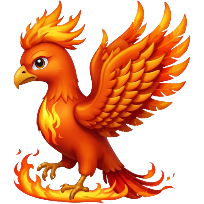 Fire phoenix emoji