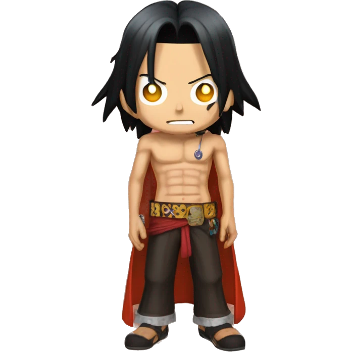 Portgas d. Ace from One Piece, version emote for twitch emoji