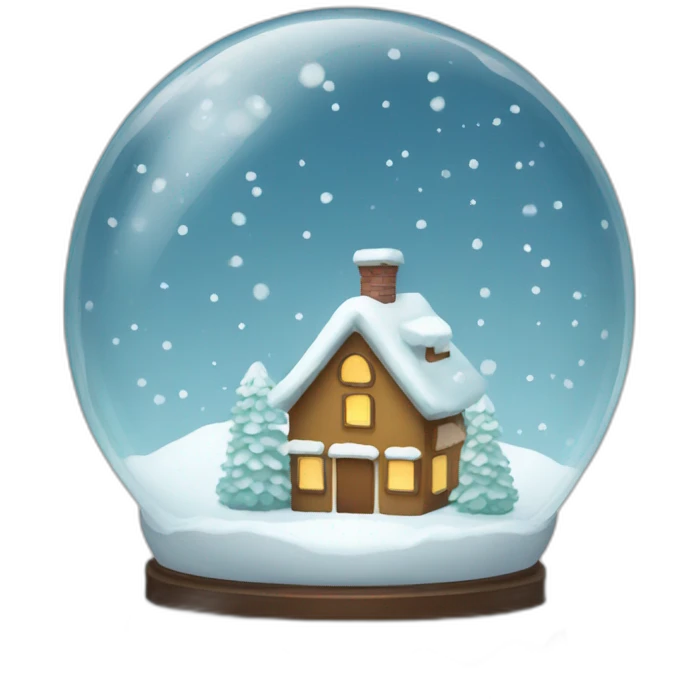 glass snow globe emoji