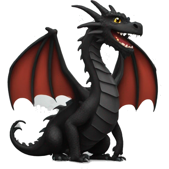 Black dragon emoji