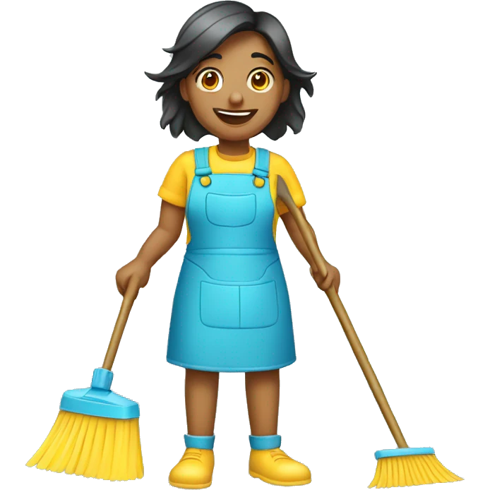 House cleaner emoji