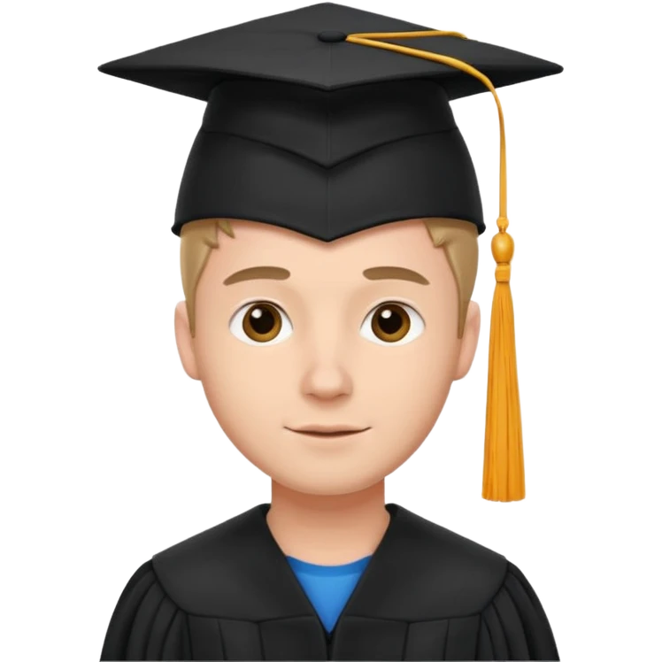 graduate man emoji
