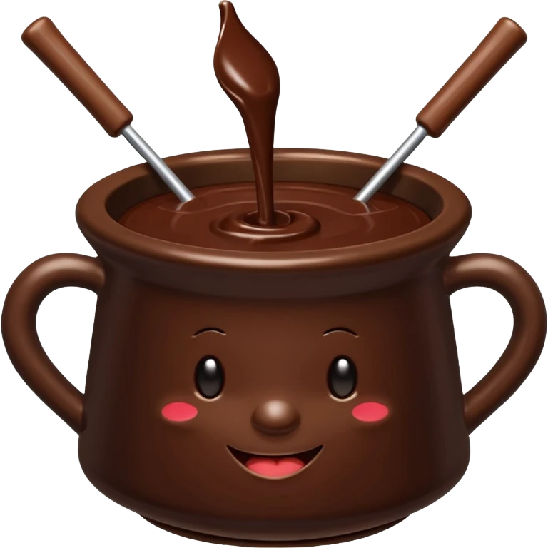 Chocolate fondue emoji