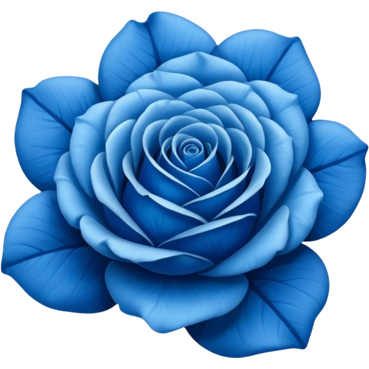 Rosa azul  emoji