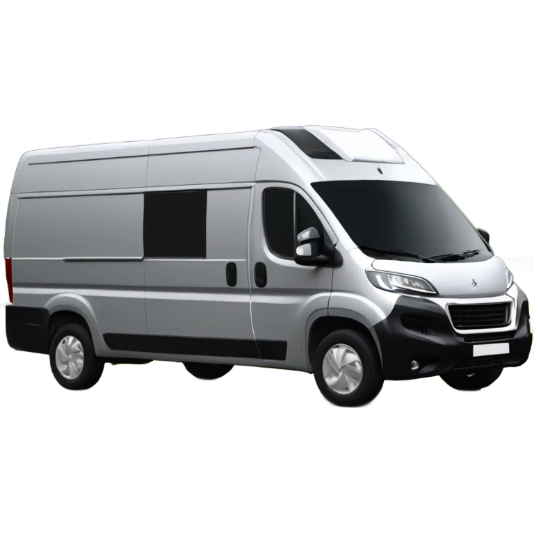 Peugeot Boxer L3H2 Campervan with two windows color: silver, maxxfan  emoji