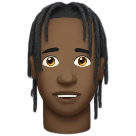 Travis Scott straight up emoji