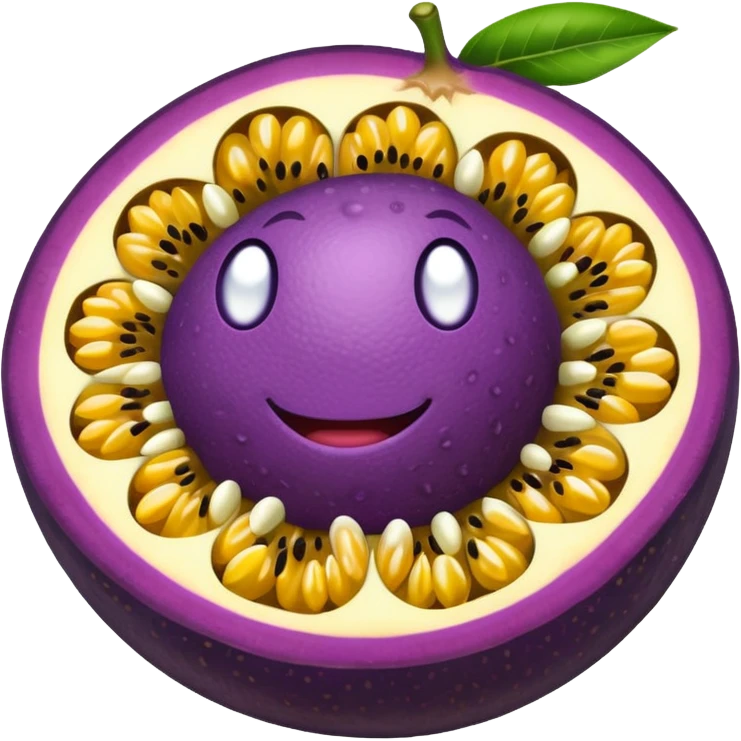 Passion fruit emoji