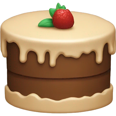 beige cake emoji