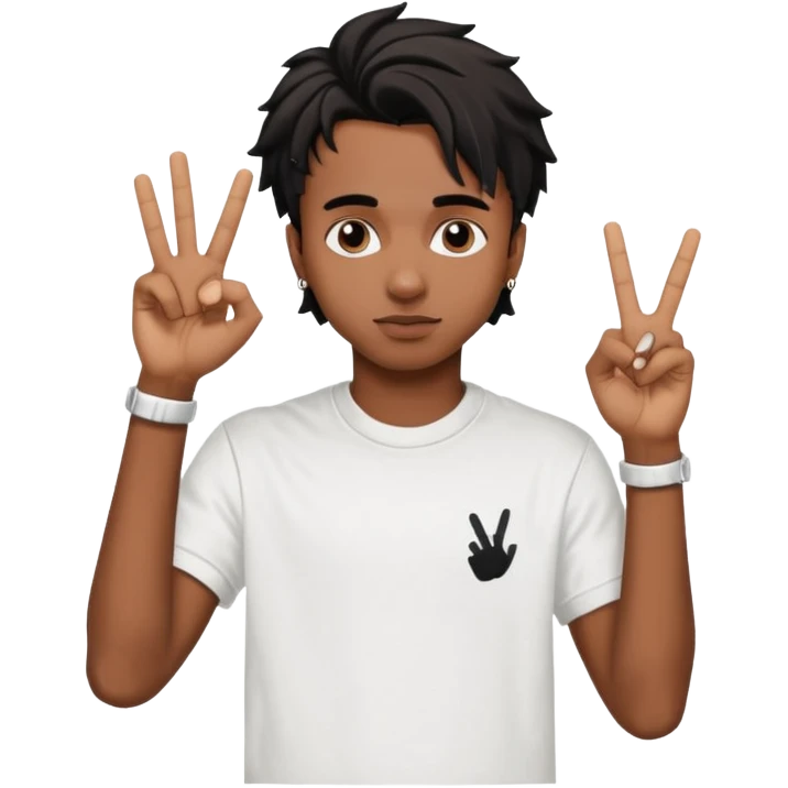 Playboi carti yvl hand sign emoji