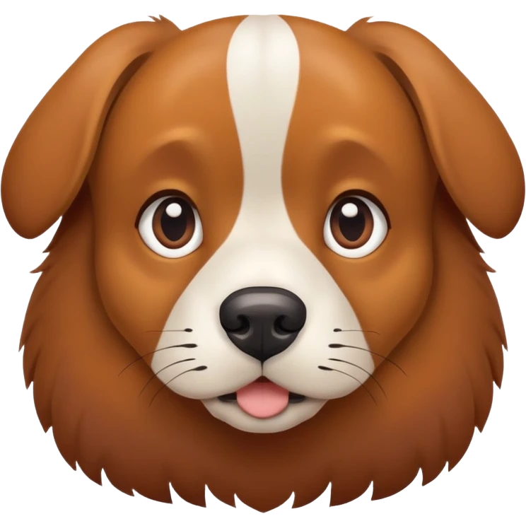 Dog wathing mobile emoji