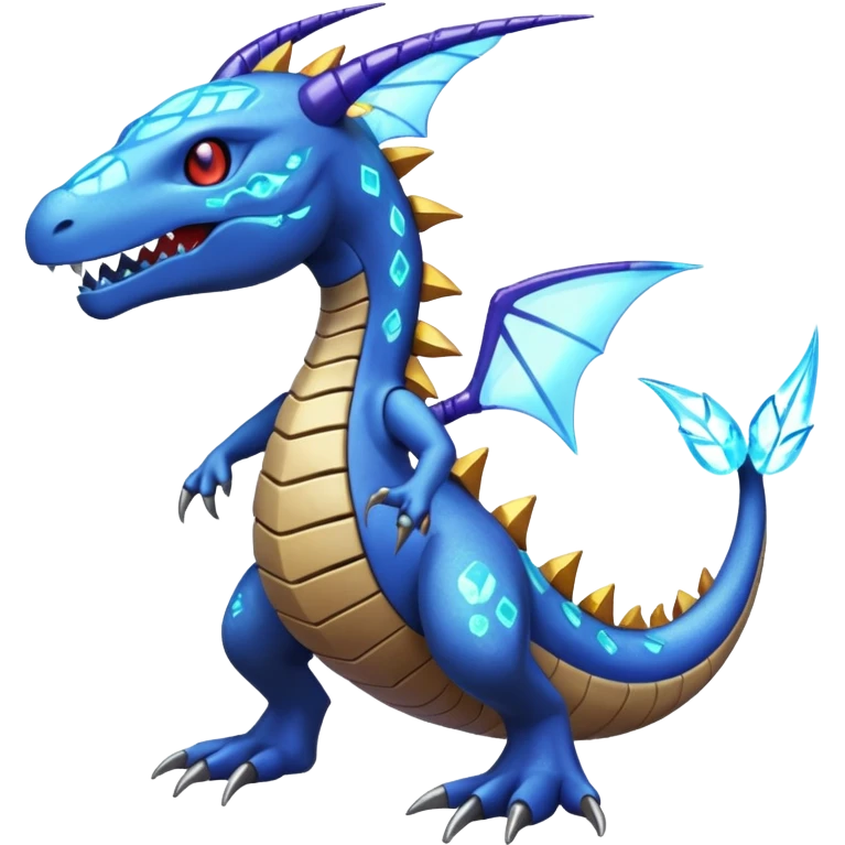 elemental sparkly sparky woody deadly cybernetic spooky Kingdra-Terrakion-Trevenant-Pokémon-Fakémon-hybrid-creature emoji
