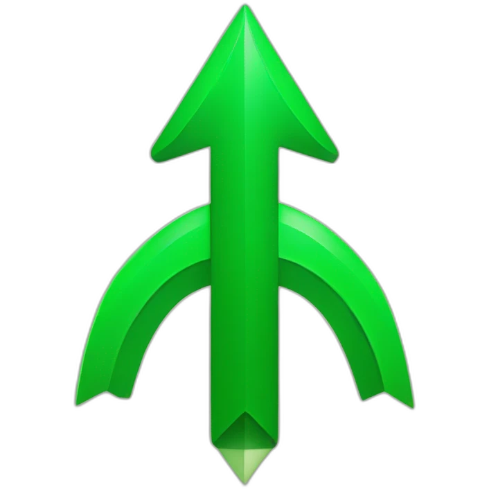 green up arrow emoji