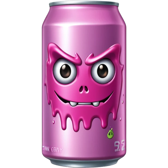 Pink monster energy drink emoji