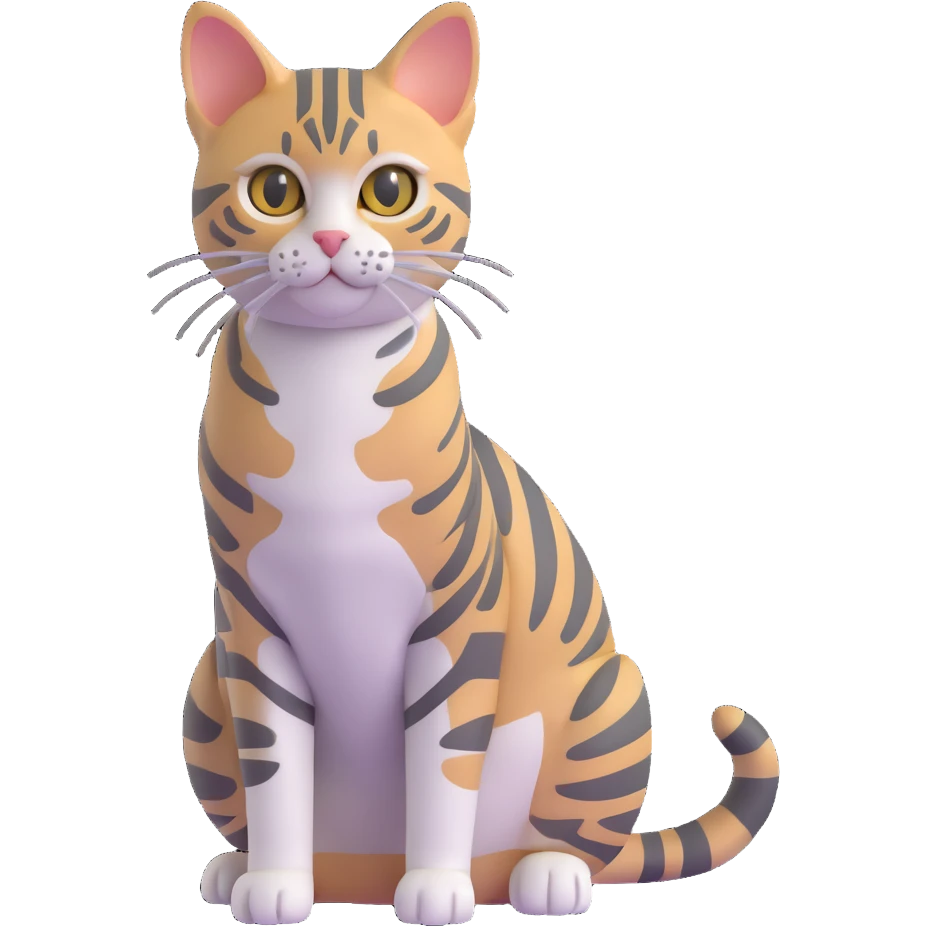 American Shorthair tabby cat emoji