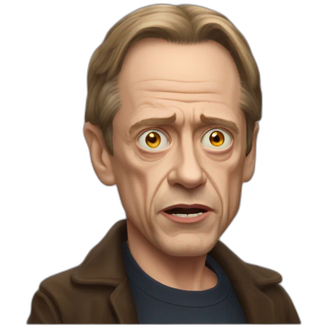 Steve buscemi qui fait les cornes du diable emoji