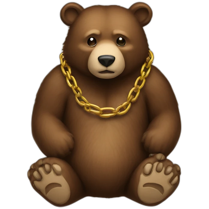 bear chain emoji
