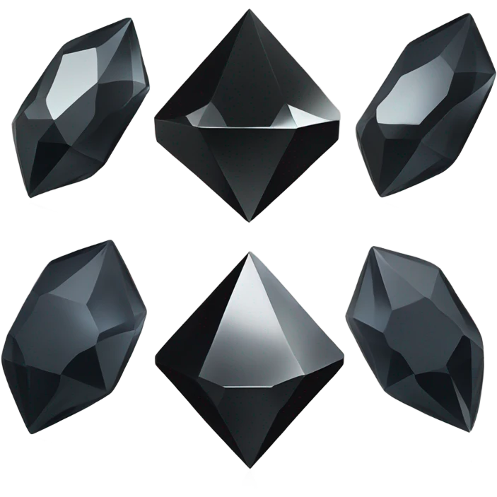 Black diamond emoji