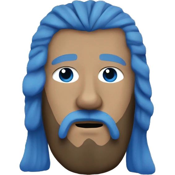 braveheart william wallce with blue paint on face emoji
