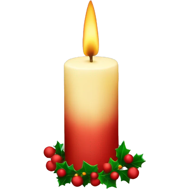  Christmas Candle  emoji